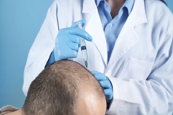 Hair transplant for bald people