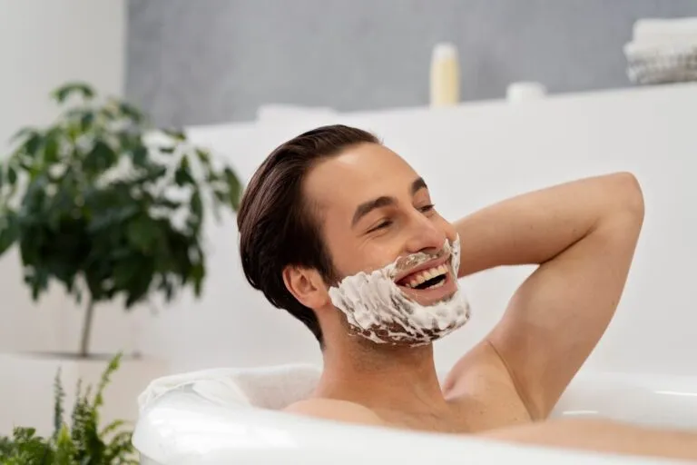 Lavage des cheveux pour les hommes