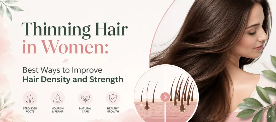 Thinning Hair in Women: Best Ways to Improve Hair Density and Strength