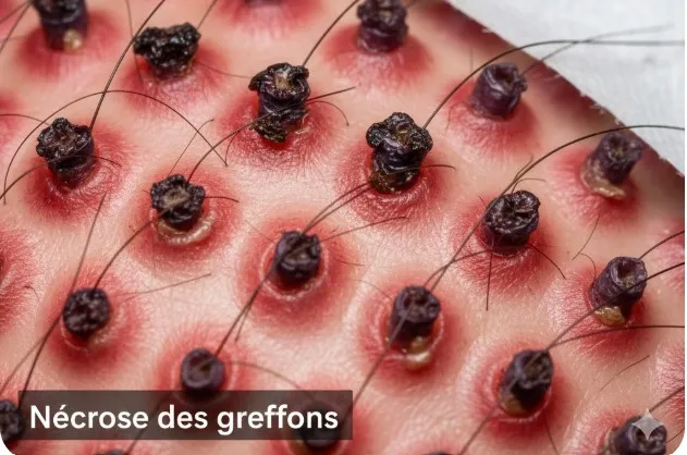 Risques de rejet et complications d’une greffe de cheveux