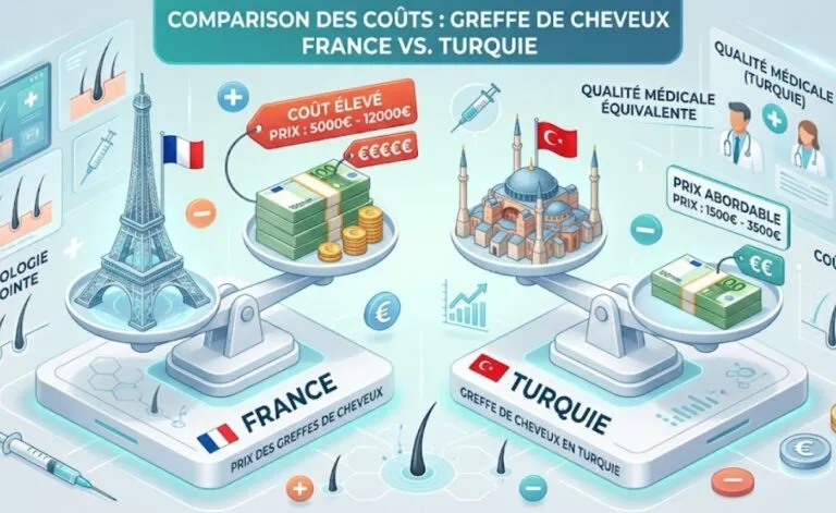 Combien coûte une greffe de cheveux ? Guide complet des tarifs 2026 3 Combien coûte une greffe de cheveux ? Guide complet des tarifs 2026
