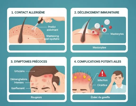 Risques de rejet et complications d’une greffe de cheveux