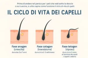 Perché mi cadono i capelli e quando preoccuparmi
