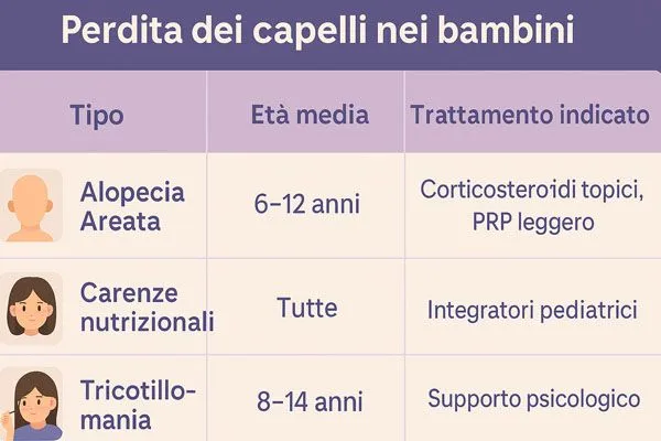 Alopecia nei bambini, è possibile?