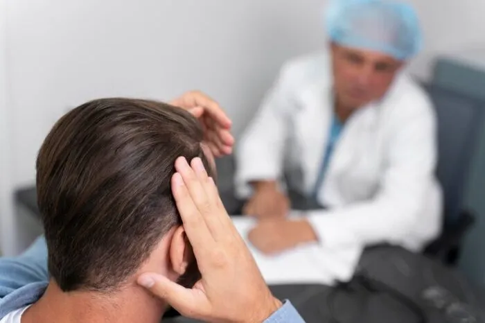 Période postopératoire après greffe de cheveux
