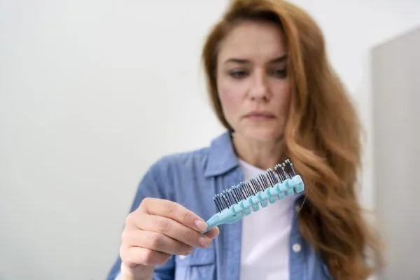 Caduta dei capelli con radice bianca, è normale?